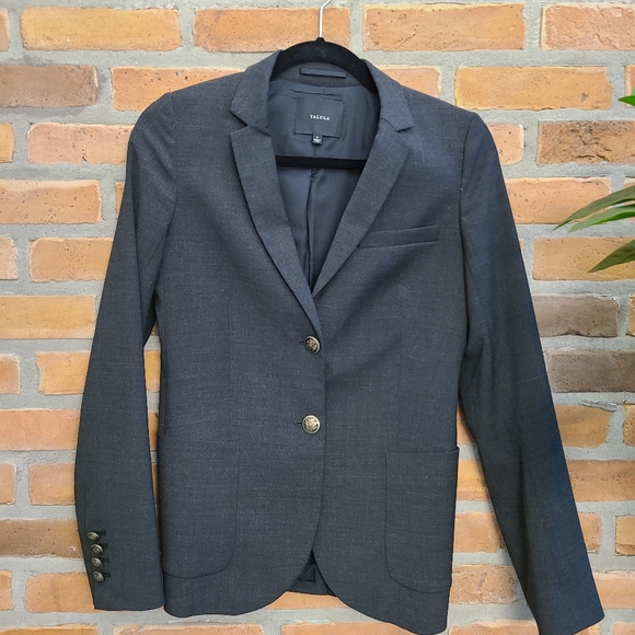 Talula Aritzia Blazer, Size 0 in Dark Grey - Picture 2 of 4